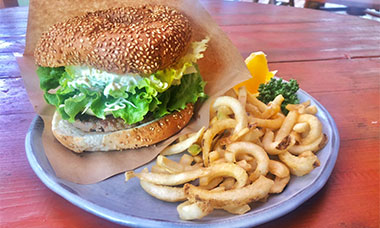 もち豚バーガー